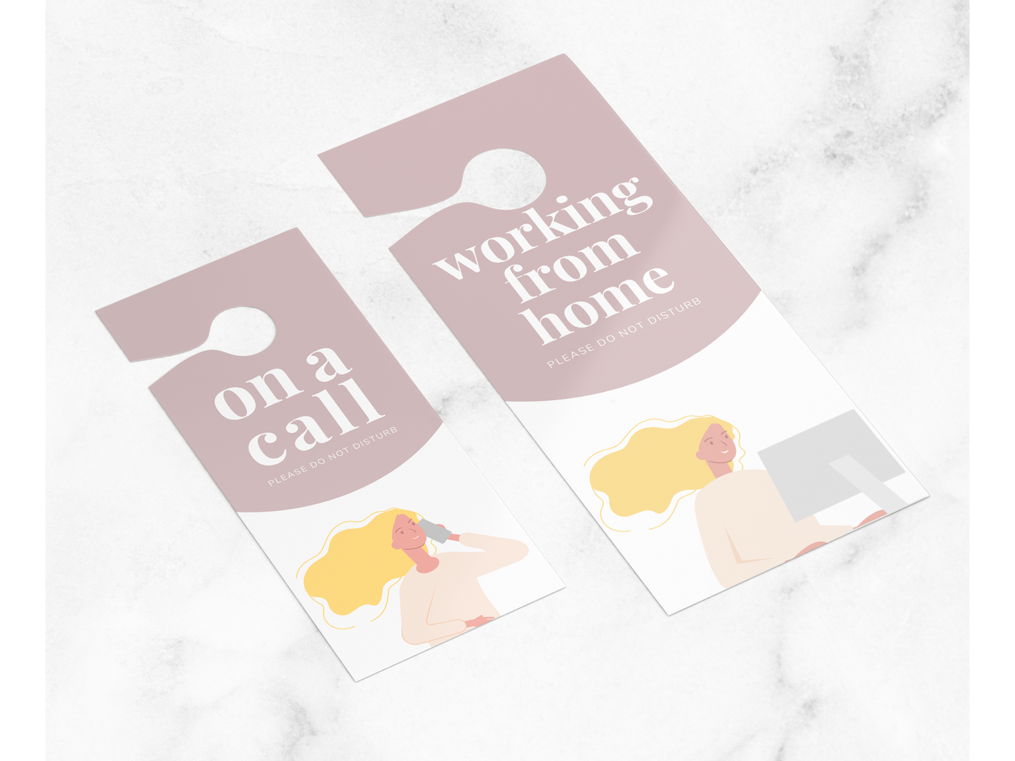 Modern & Editable Do Not Disturb Door Sign