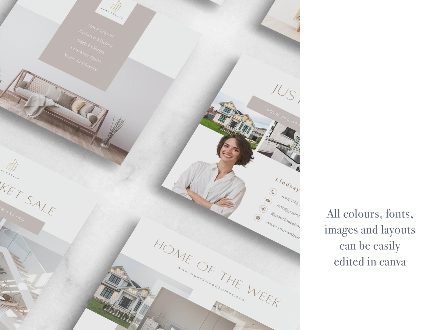 Harper Real Estate Instagram Post Templates